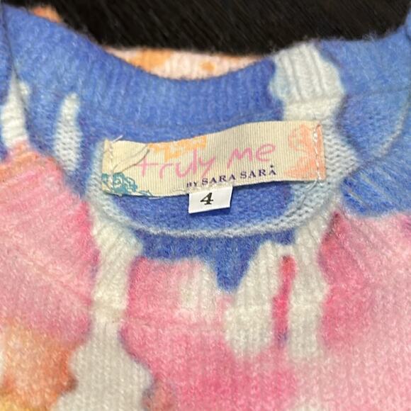 Truly me by Sara Sara rhinestone sweater size 4 - Picture 4 of 4